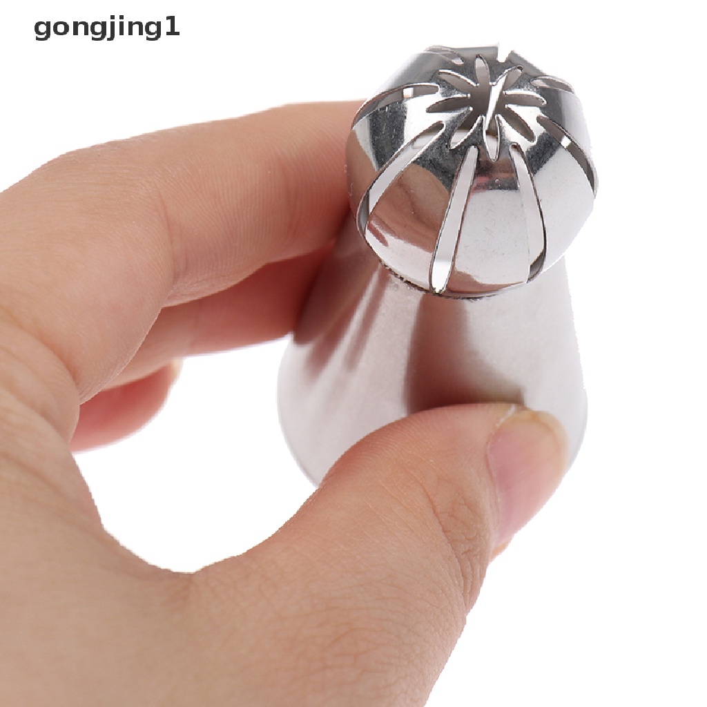 Ggg 4 * Rusia Piping Nozzle Sphere Ball Icing Kembang Gula Pastry Tip Diy Cupcake ID