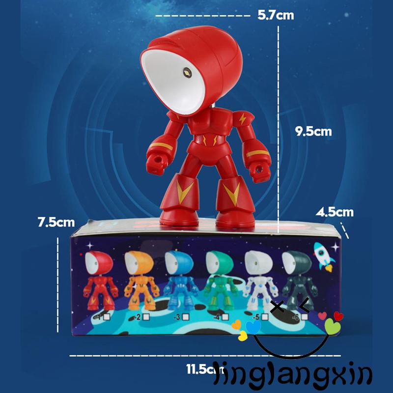 Llx-robot Lampu Tidur, LED Tenaga Baterai