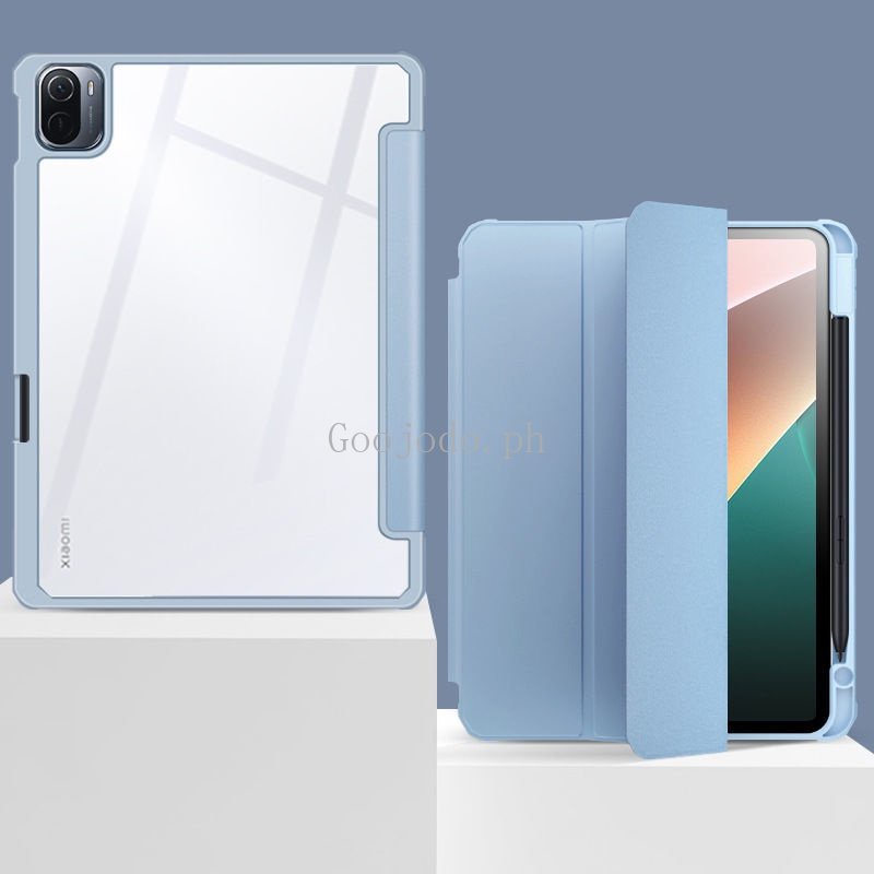 Untuk Xiaomi Pad5 Transparan Smart Cover Untuk Mipad 5case Mipad 5pro 11inci Dengan Pen holder Auto Wake up/Sleep Smart Shockproof Tablet Case