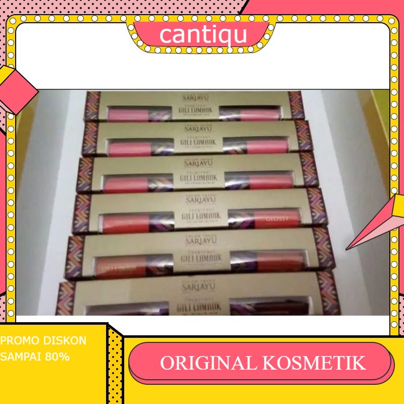 Sariayu duo lip color matte & glossy shade 03