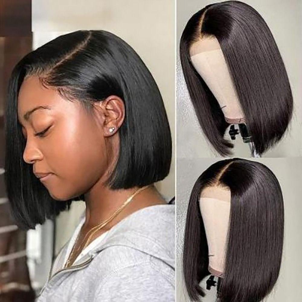 Lily Alami Wig Rambut Mode Baru Desain Baru Density Sopak