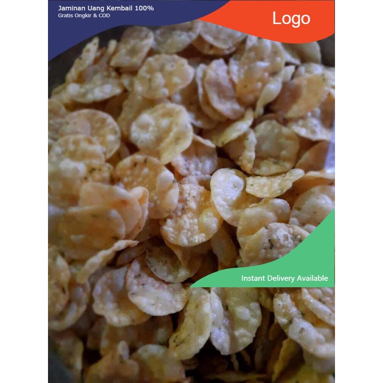 

Keripik Ketimpling Gemblong Gurih Renyah Mini 1Kg Khas Bandung