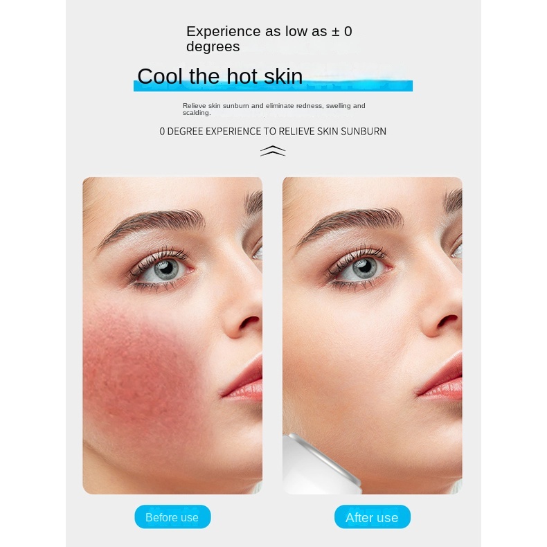 Palu Es Kecil Aplikasi Es Wajah Alat Kecantikan Zaman Beku Alat Aplikasi Dingin Salon Kecantikan Ice Ball Perkenalan Alat Pijat