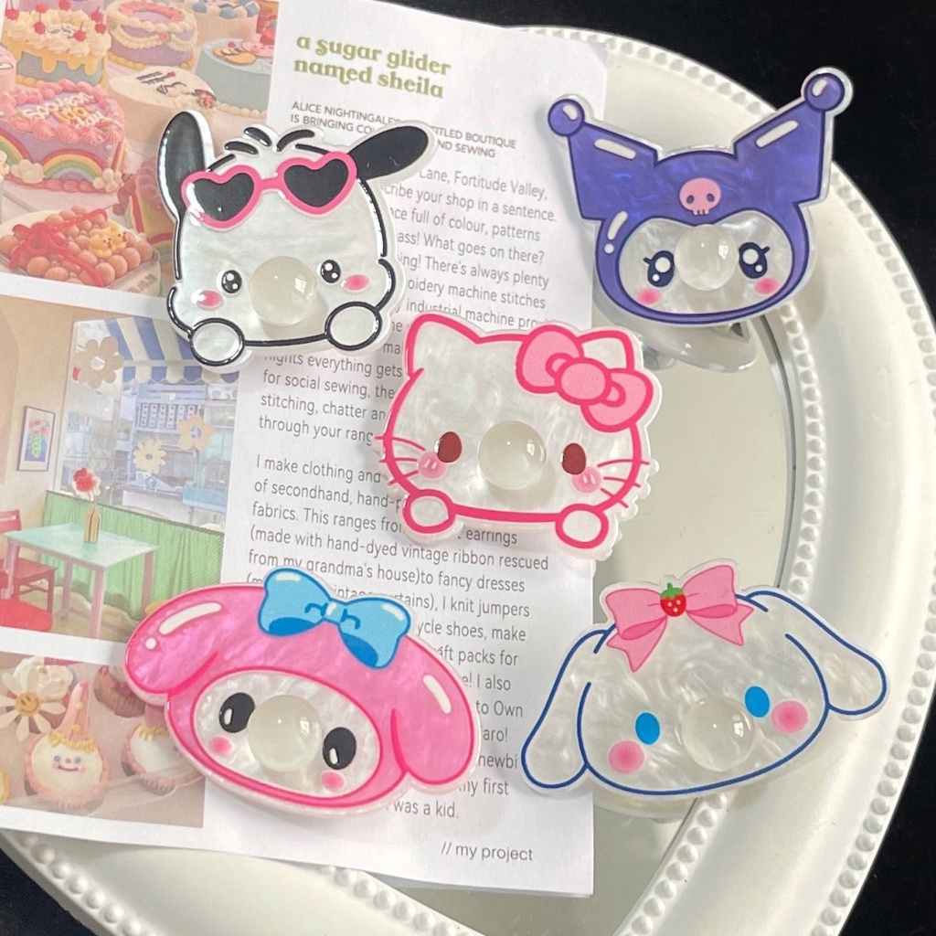 JEPIT RAMBUT PONI ANAK SANNRIO BUBBLE / JEPIT RAMBUT LUCU BABOL CINNAMOROLL KUROMI MELODY