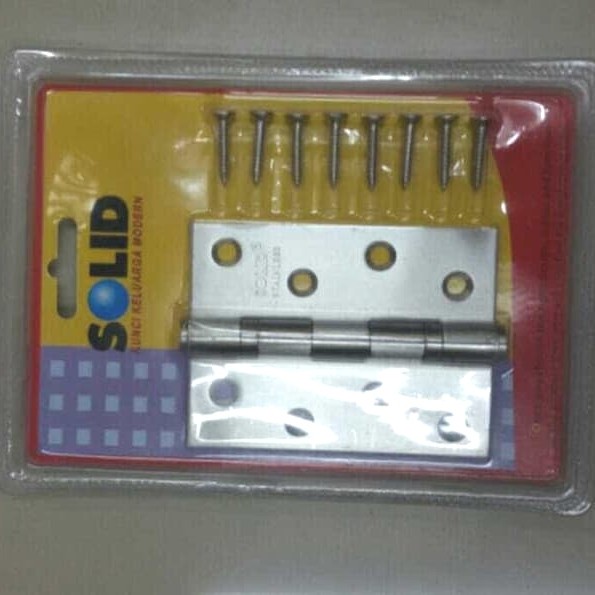 Engsel solid 4" ek 17 stainless
