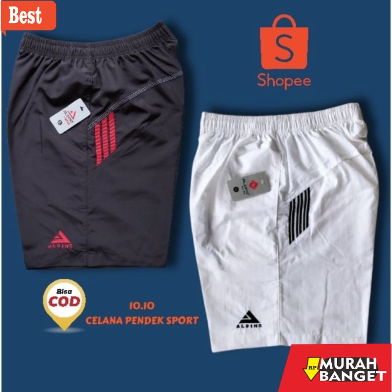 Celana olahraga terbaru- CELANA TRAINING PENDEK OLAHRAGA  PARASUT  Unisek Cod