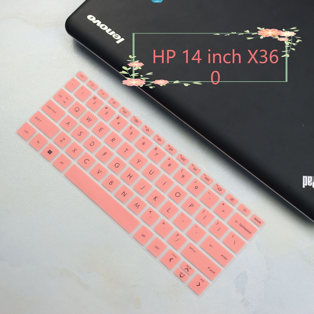 Sarung Keyboard HP 14inch X360 Silicone Protective Skin Film, TPU Transparan Film Silicone Cover Pelindung [ZK]