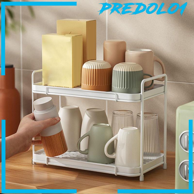 [Predolo1] Drainer Holder Rak Non Slip Mug Cups Organizer Untuk Meja Mug Dapur