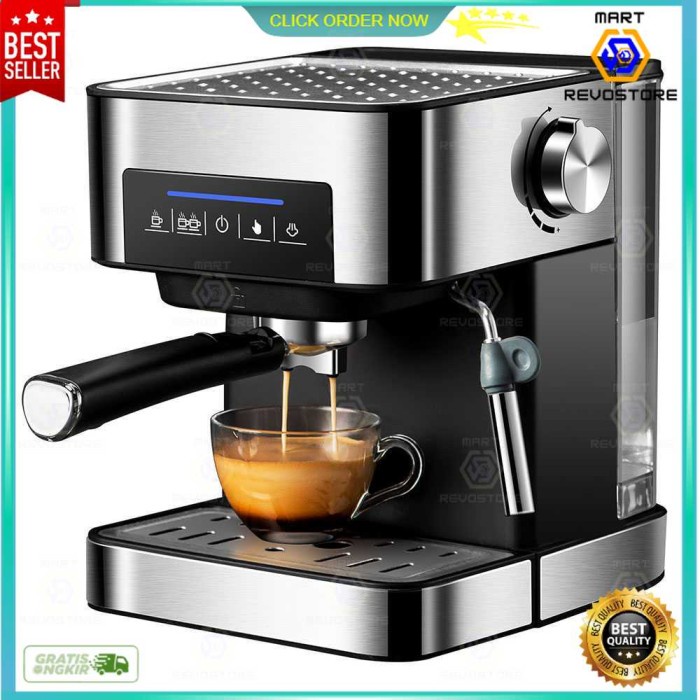 Mesin Kopi 20 Bar 1.6 Liter Coffe Machine Semi Automatic Espresso