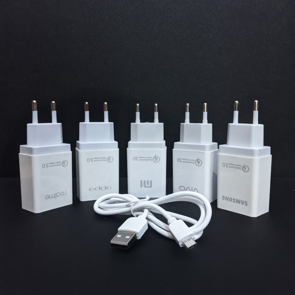 Charger Branded A80 3.8A Micro USB Samsung Oppo Realme Vivo Xiaomi oem