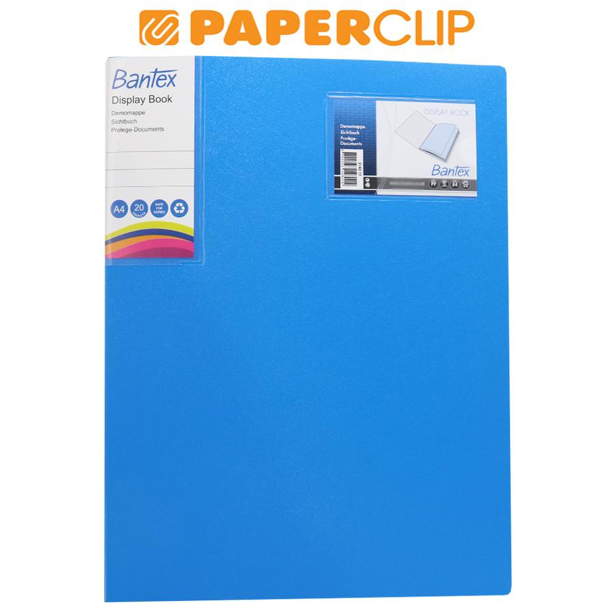 

DISPLAY BOOKS / CLEAR HOLDER BANTEX 3143 A4 20 11 COBALT BLUE