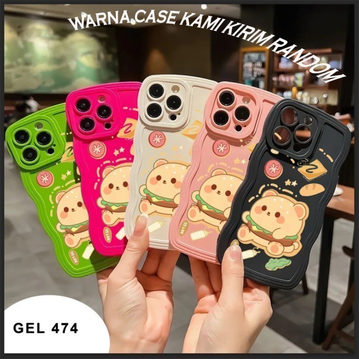 CASE TPU GELOMBANG MOTIF VIVO Y16 Y15 Y17 Y12 Y12i Y15S Y01 Y02