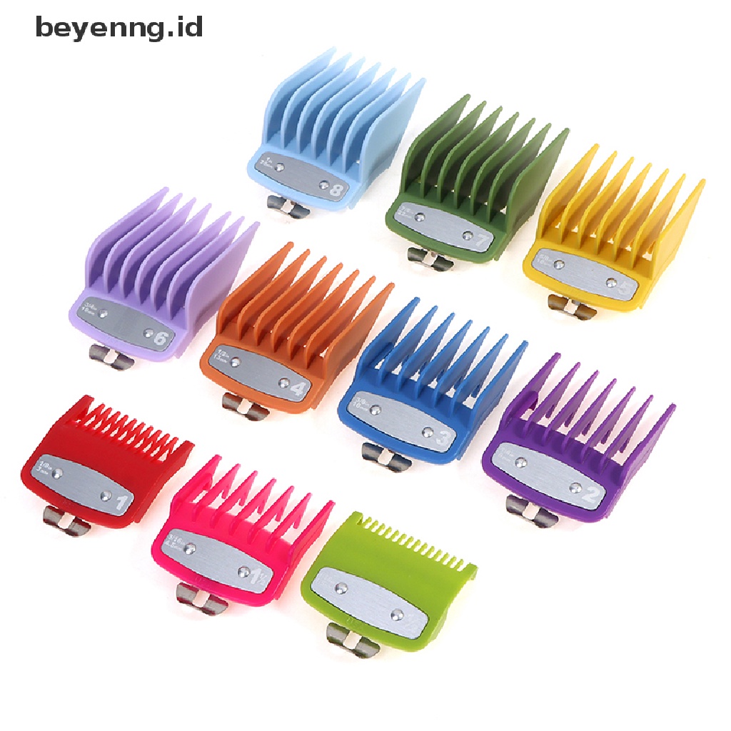 Beyen 8pcs Universal Hair Clipper Guard Untuk Clipper Rambut Salon Sisir Hair Cutg ID