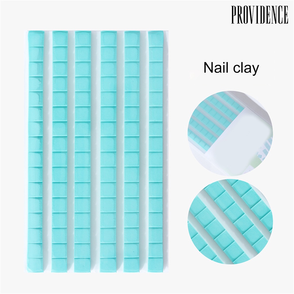 Providence Nail Art Clay 96kisi Bagus Lengket Fleksibel Reusable Removable Lem Perekat Kuku Clay Sticky Tack Dempul Nail Salon Supply