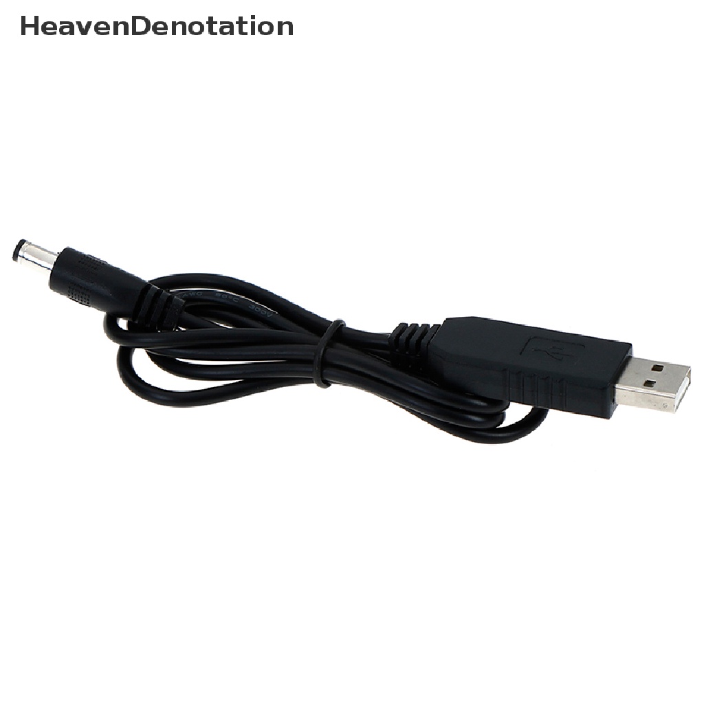[HeavenDenotation] Konverter Modul Kabel step up Usb dc 5v Ke dc 12v 2.1x5.5mm male connector HDV