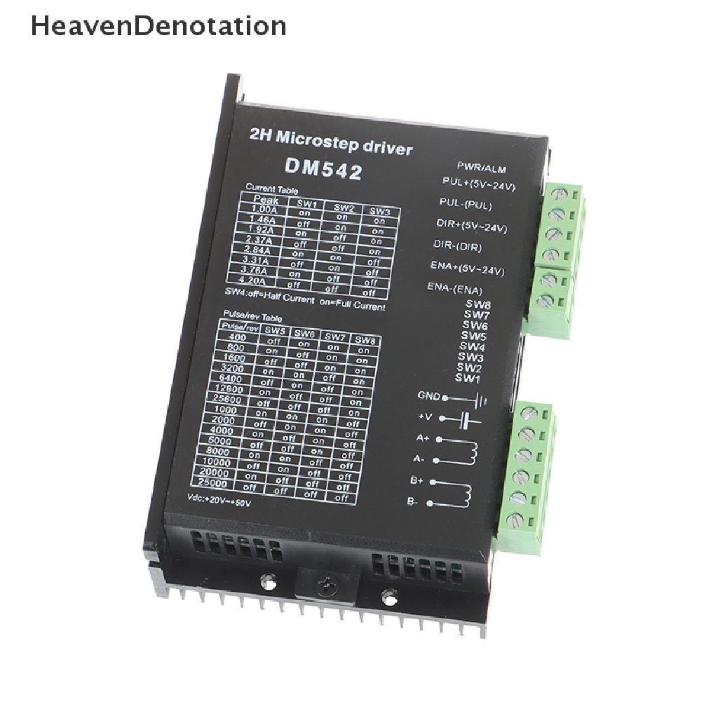 [HeavenDenotation] Dm542 Stepper Motor Controller 2-phase Digital Stepper Motor Driver HDV