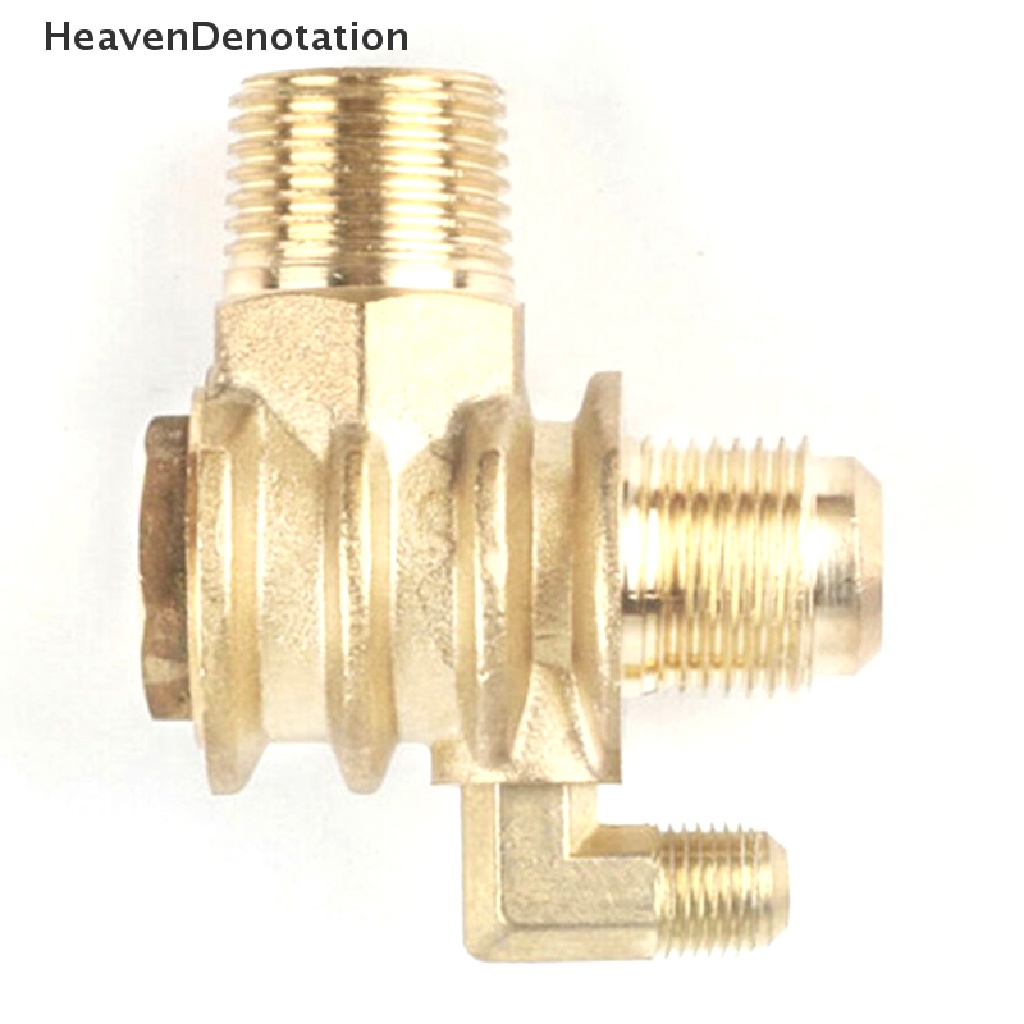 [HeavenDenotation] 3-port Check Valves One Way Male-Benang Bengkel Kompresor Angin20 * 19 * 10mm HDV