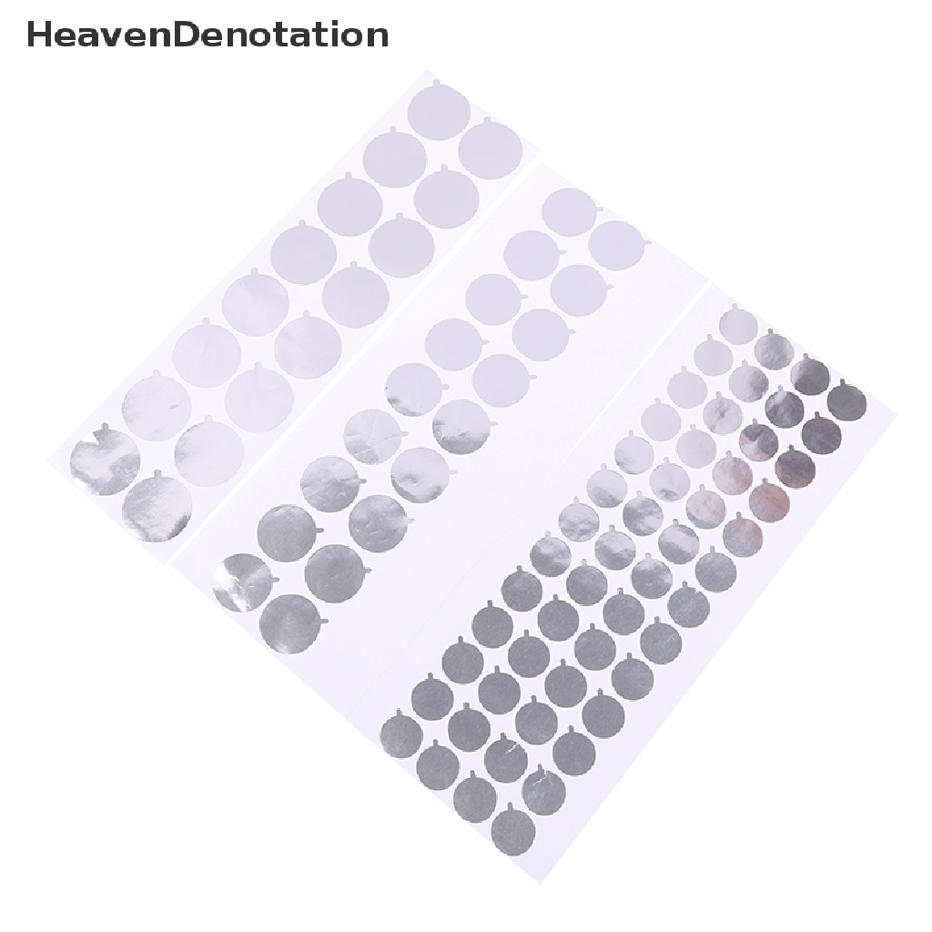 [HeavenDenotation] 2set Stiker Sealing Aluminium Foil Untuk Stiker Perekat Segel Mulut Tabung Lembut HDV
