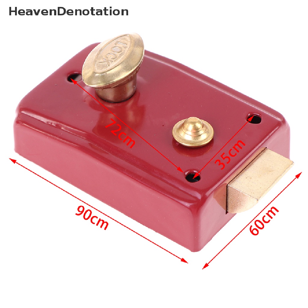 [HeavenDenotation] Kunci Pintu Rumah Anti Maling Kuat Universal Heavy-Duty Indoor Mortise Lock HDV