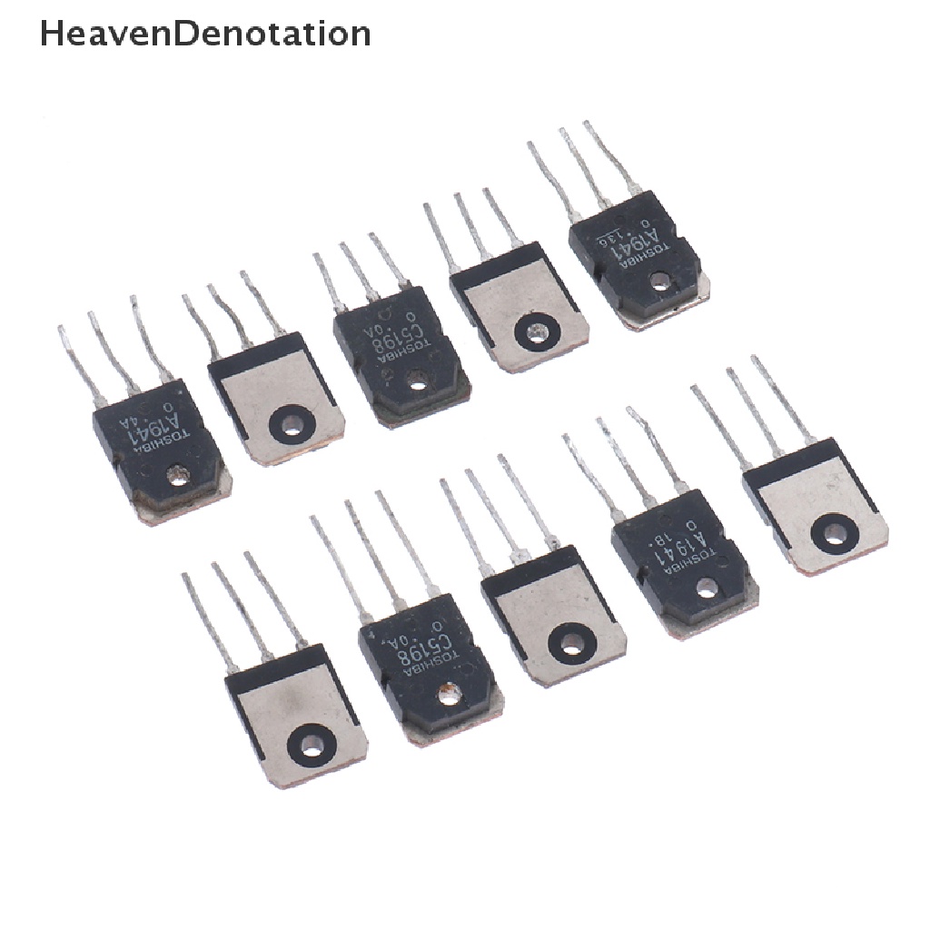 [HeavenDenotation] 10pcs 5pasang 2SC5198 2SA1941 TO3P TO-3P Transistor original authentic HDV