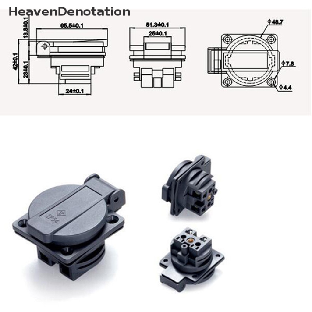 [HeavenDenotation] Stop Kontak Tahan Air AC 250V Standar Jerman Colokan Tunggal Stop Kontak Dinding  Hdv