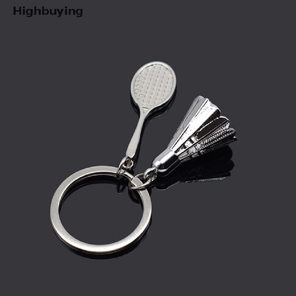 Hbid Mode Baru Gaya Hadiah Kreatif Aksesoris Badminton Dan Raket Gantungan Kunci shuttlecock Gantungan Kunci key ring Untuk Hadiah Ulang Tahun Glory