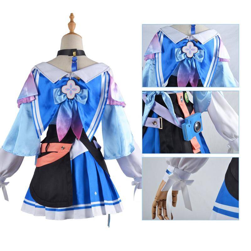 【Wetrose】Ready Stock Honkai: Star Rail March 7th Cosplay Costume Clothing Game Women's Clothing Set Wanita Kostume