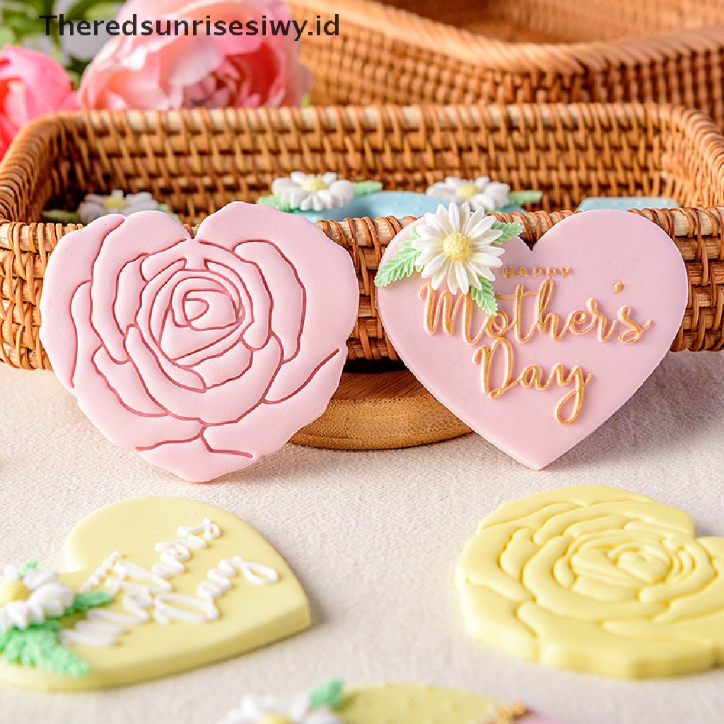 # Kado Mom &amp; PAPA DIY # Cetakan Fondant Pemotong Kue Huruf Ulang Tahun Ibu Cookie Biscuit Stamp Mold~