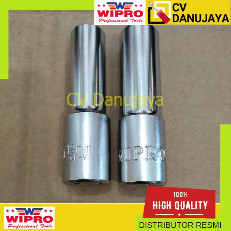 DEEP SHOK WIPRO 12 DAN 14 MATA SOK PANJANG WIPRO UKURAN 12 DAN 14