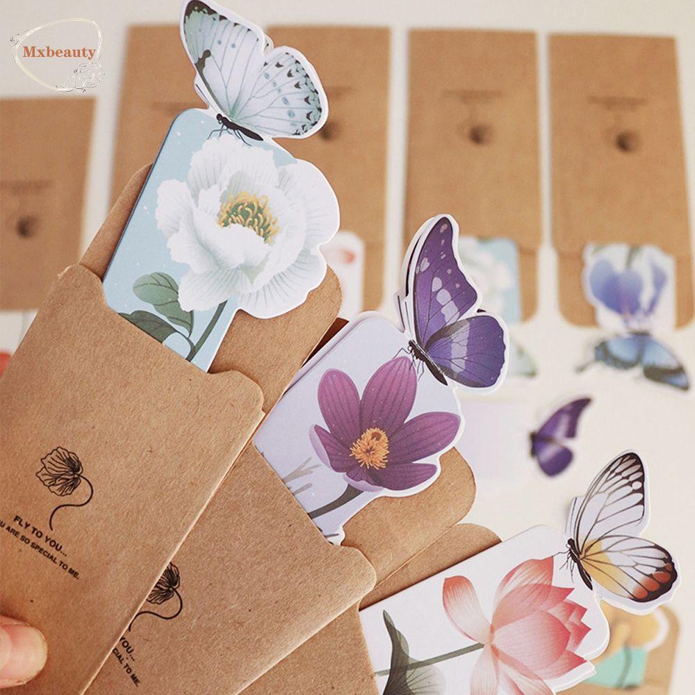 Mxbeauty Butterfly Bookmark Stationery Anak Halaman Holder Label Halaman Alat Tulis Siswa Perlengkapan Sekolah Membaca Bookmark