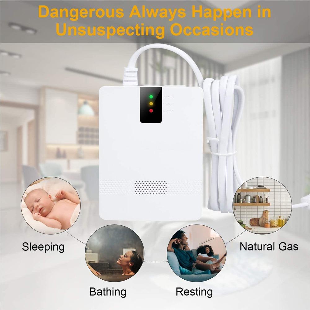 POPULAR Populer Sensor Kebocoran Gas Alam Tancap LNG Liquid LPG Fire Safety Alarm