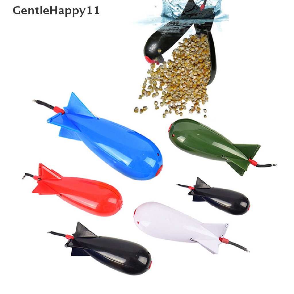 Gentlehappy Carp Fishing Rocket Besar Kecil Floag Lure Tempat Umpan Pelet Rocket id