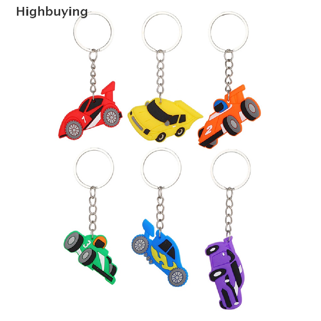 Hbid Kartun Pvc Gantungan Kunci Mobil Meteal Holder Key Ring Karet Lembut Liontin Gantungan Kunci Backbag Gantung Perhiasan Anak Hadiah Glory