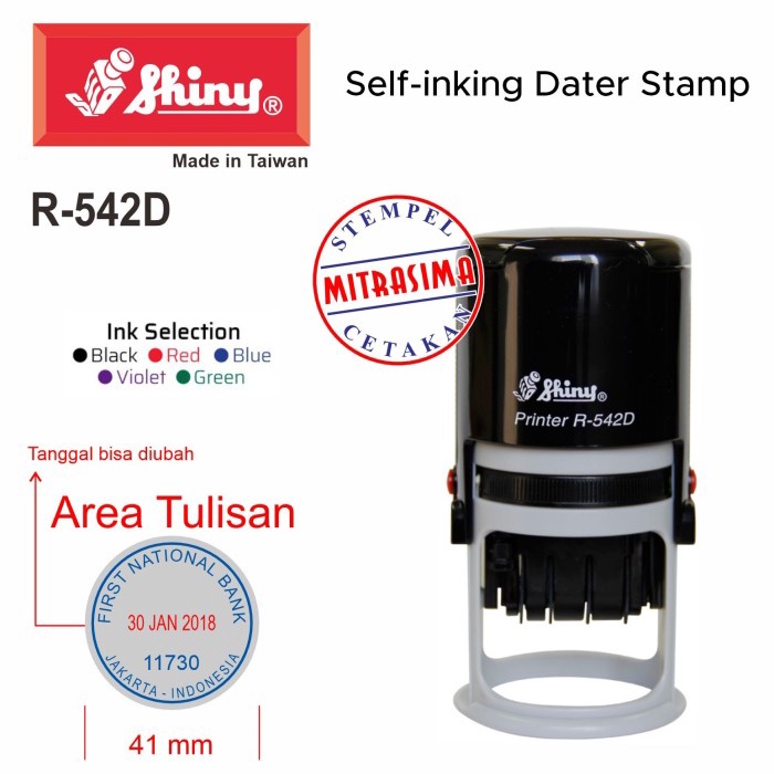 

Stempel Shiny R-542D ( R542D bulat dengan tanggal Tipe R 542D )