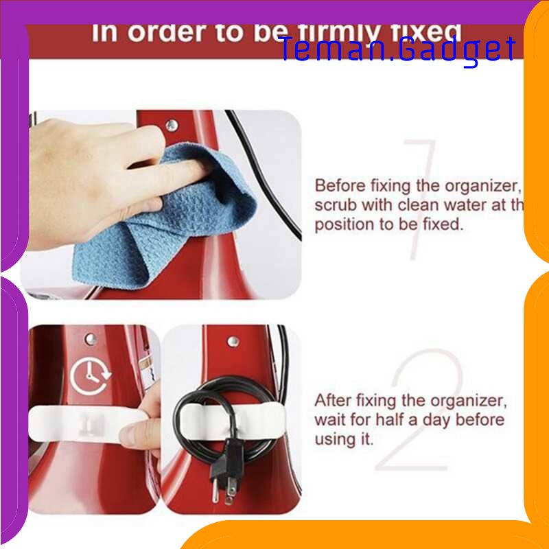TG - ATK Striveday Klip Kabel Organizer Peralatan Elektronik Dapur 4 PCS - KR71