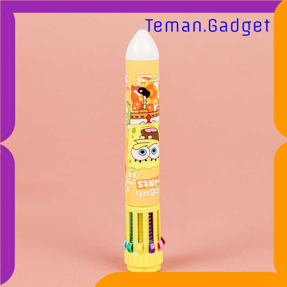 TG - ATK Pena Ballpoint Multi Warna 10 Color Pen 1 PCS - SM-10