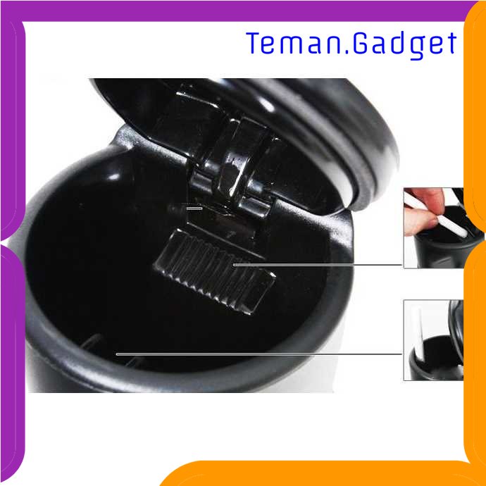 TD - OTO Noctilucent ABS Car Ashtray with LED Light Model A - 4S