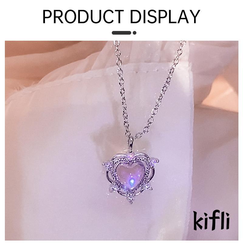 [KD] Cinta Ajaib Kalung Wanita Musim Panas Cahaya Mewah Desain Canggih Rasa Tulang Selangka Rantai Kalung