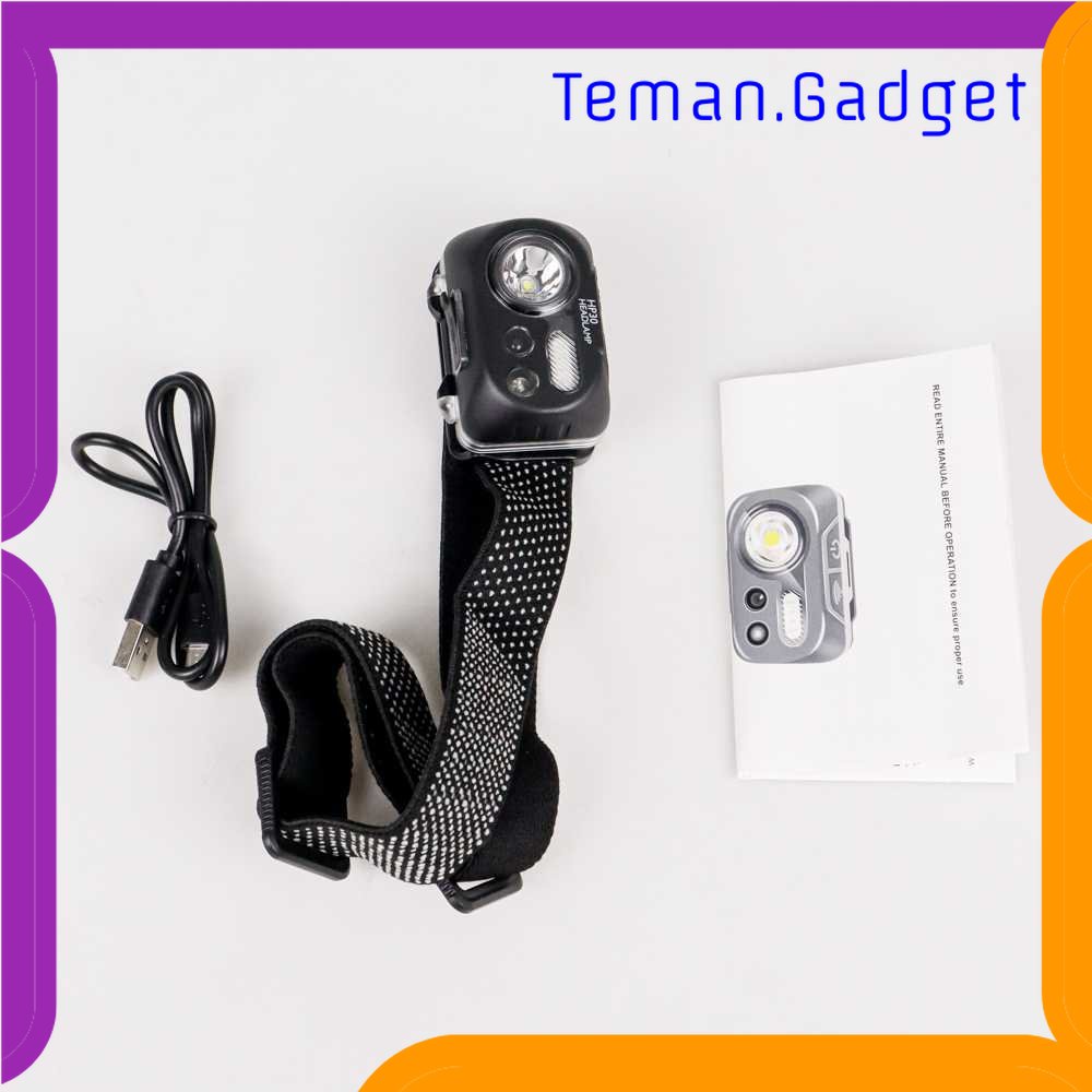 TG - OLR JETBeam Senter Kepala Headlamp LED USB Rechargeable 200 Lumens - HP30