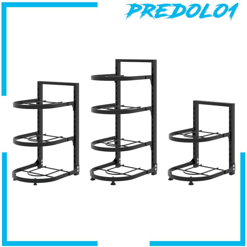 [Predolo1] Pan Organizer Multi Layer Rak Panci Untuk Organizer Cookware Stand Dapur Rumah