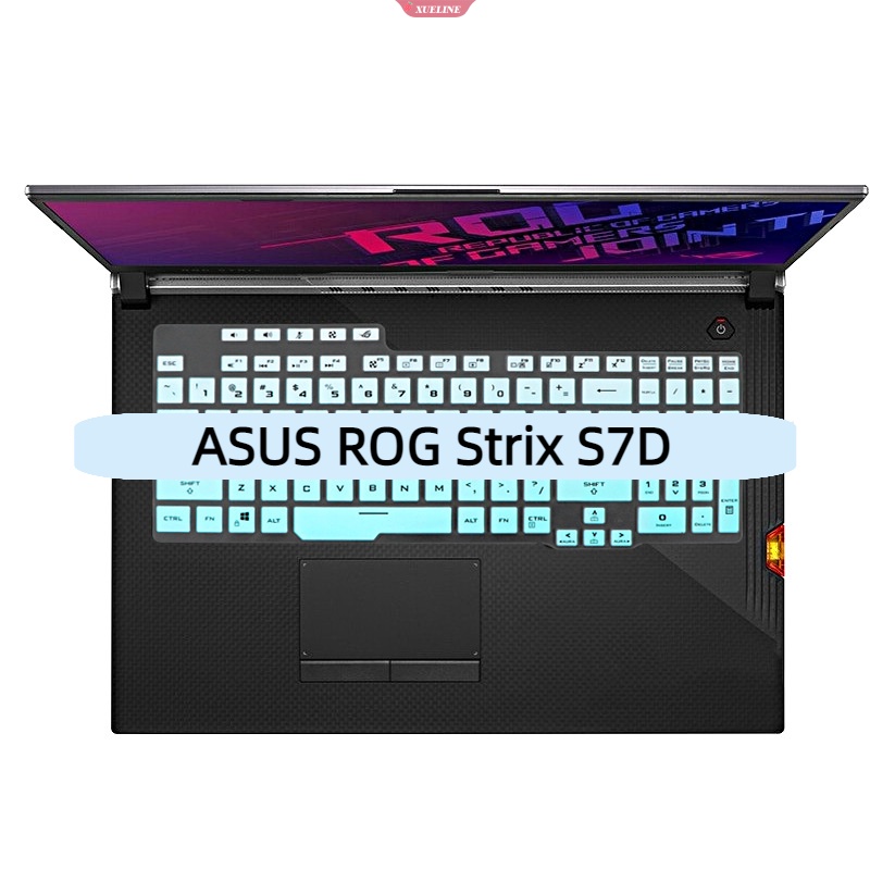 Banyak Warna Cover Pelindung Keyboard Bahan Silikon Untuk Film Pelindung Keyboard Laptop ASUS ROG Strix S7D 17.3 Inci [ZXL]