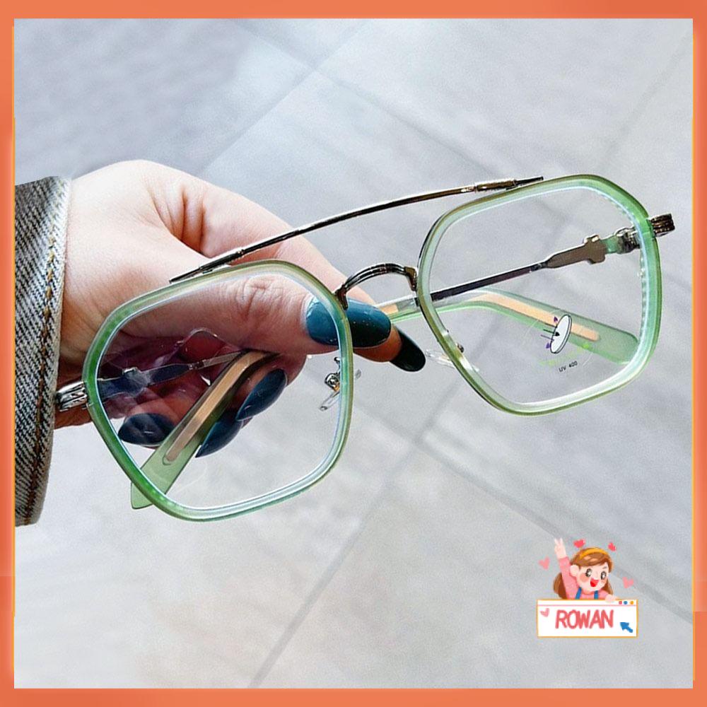 R-flower Anti-Blue Light Kacamata Pria Wanita Portable Pelindung Mata Ultra Light Frame