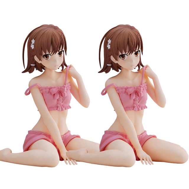 11cm Anime A Ilmitenific Railgun Mikoto Misaka Figure Gadis Lucu Mie Stopper Action Figure Mainan Model Koleksi PVC