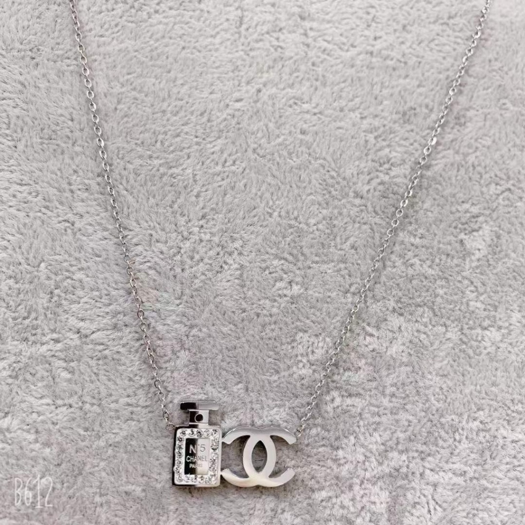 8309 Kalung N5 ch titanium stainless steel 316L berkualitas import anti karat bisa bayar di tempat