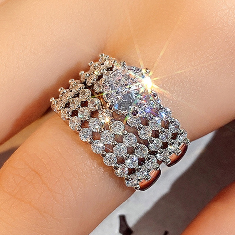 2pcs/set Wanita Cincin Pernyataan Perhiasan Geometris Berbentuk Modern Pernikahan Pertunangan Band Aksesoris Perempuan