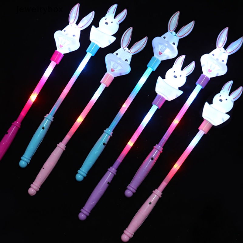 [jewelrybox] Kartun Kelinci Peri Tongkat Lampu LED Stik Glitter Glow Stick Mainan Pesta Anak Butik