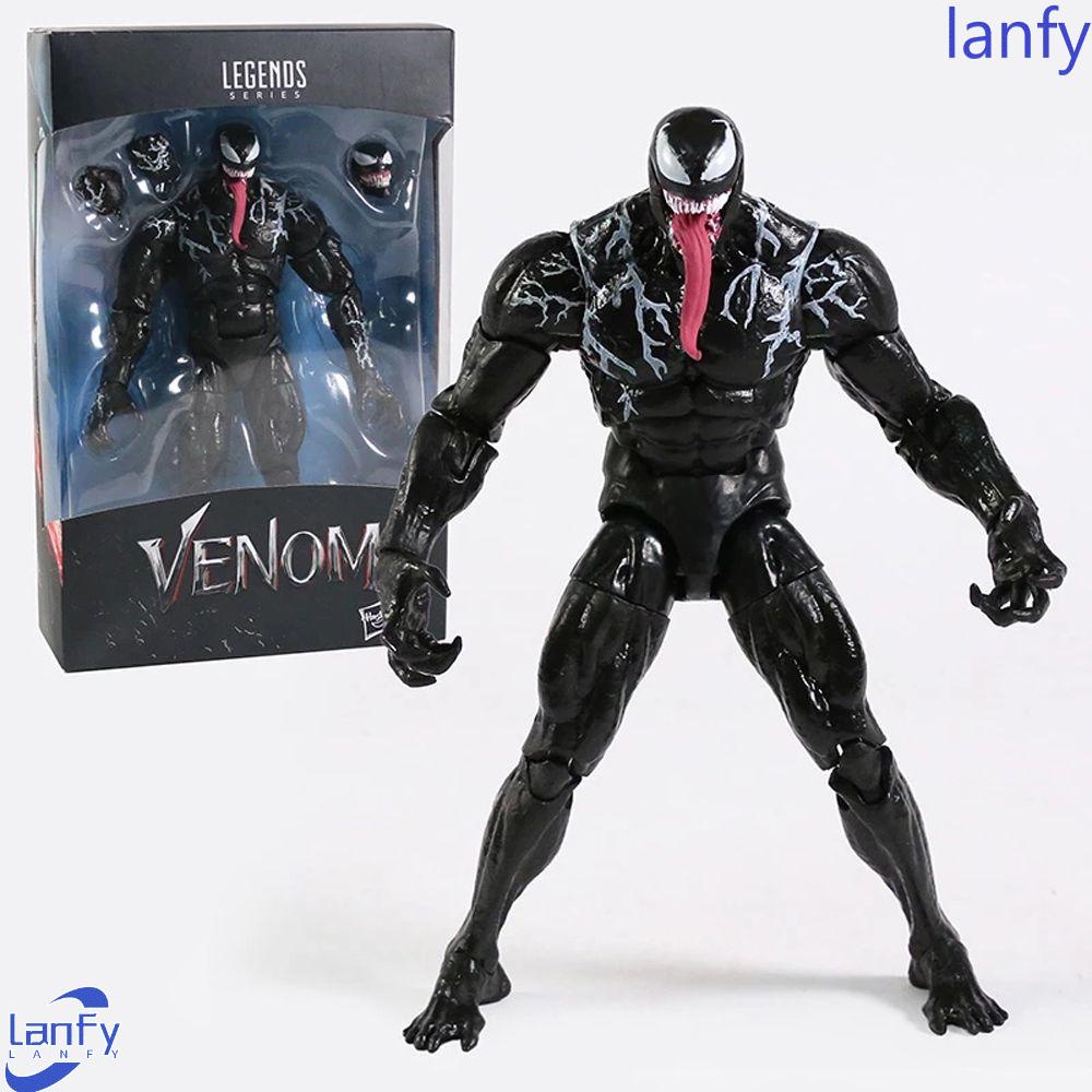 Mainan Action Figure Model Marvel Legends Venom Bahan Pvc Ukuran 18cm 7 Inch Untuk Hadiah Anak