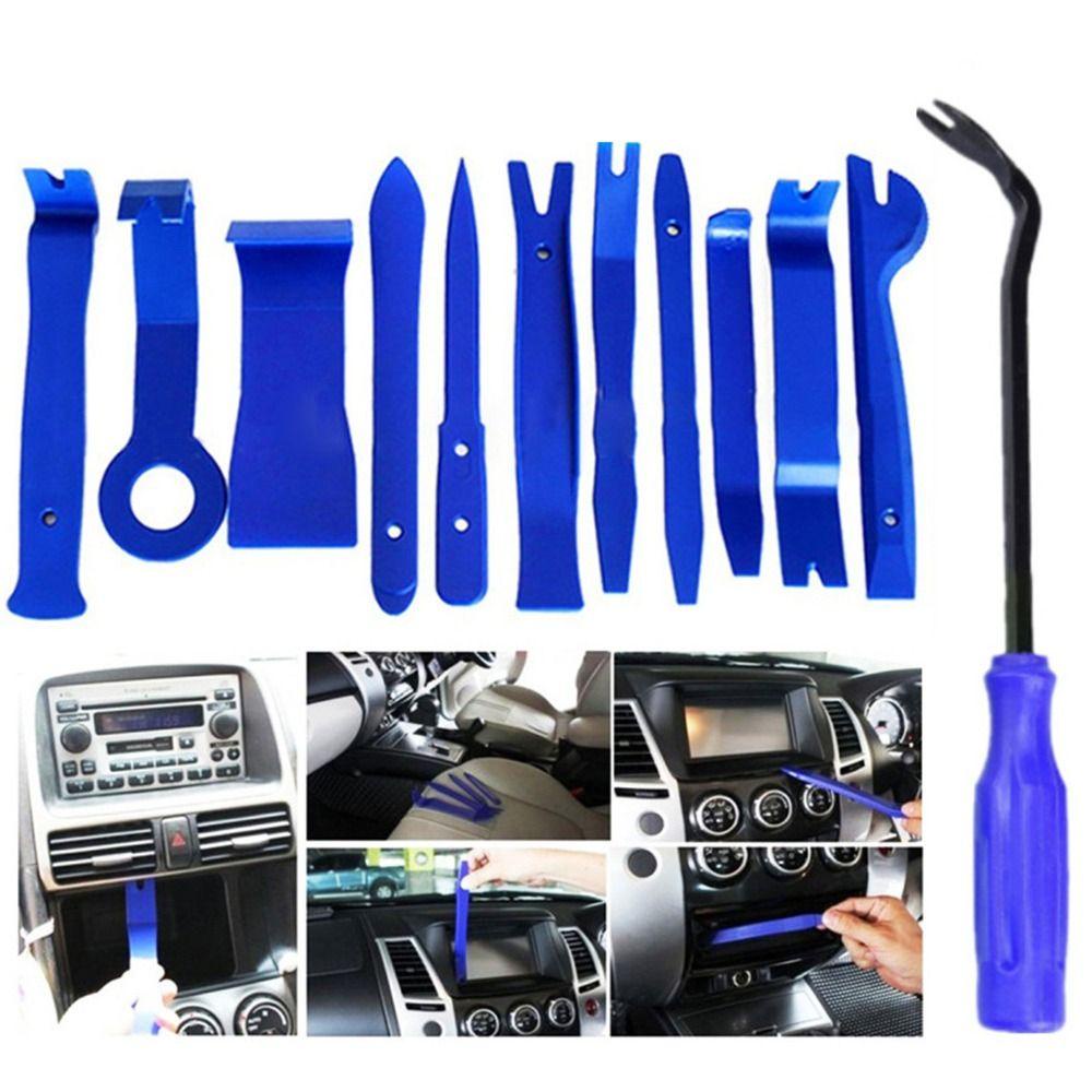 TOP Alat Pelepas Panel Mobil Pemasang Penghapus Audio Yang Bermanfaat Trim Panel Clip Kit Bongkar Pasang Audio Mobil Praktis