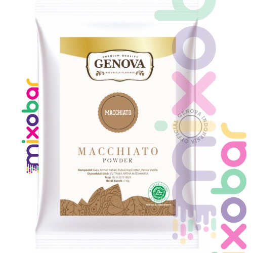 

Genova Powder Macchiato 1000gr l Bubuk Minuman