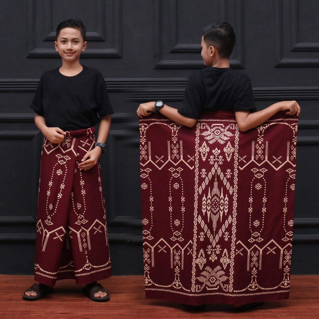 Sarung Wayang Anak  - Wkstore Exclusive - Sarung Batik Santri